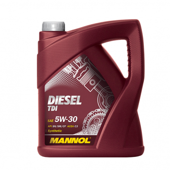 МОТОРНО МАСЛО MANNOL Diesel TDI Volksvagen -505.01 5W-30 5 литра