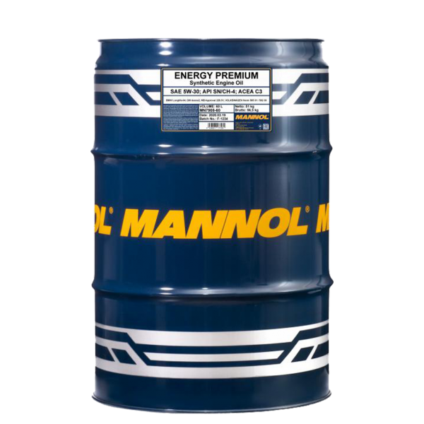 МОТОРНО МАСЛО MANNOL Energy Premium 5W-30 208 литра