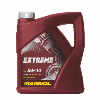 МОТОРНО МАСЛО MANNOL Extreme 5W-40 4 литра