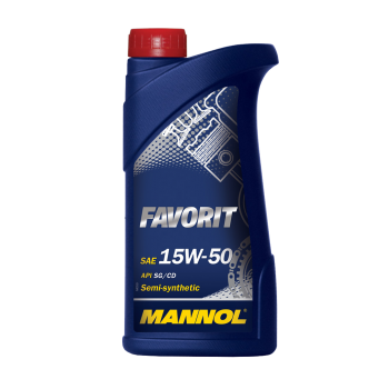 МОТОРНО МАСЛО MANNOL Favorit 15W-50 1 литър