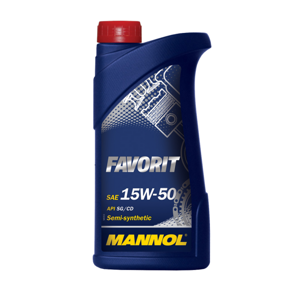 МОТОРНО МАСЛО MANNOL Favorit 15W-50 1 литър