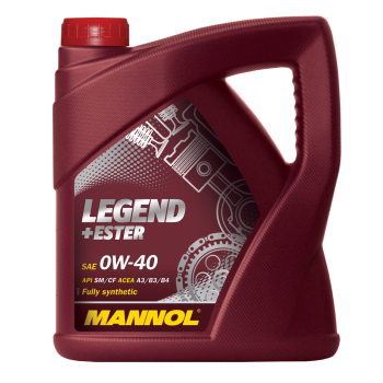 МОТОРНО МАСЛО MANNOL Legend + Ester 0W-40 4 литра