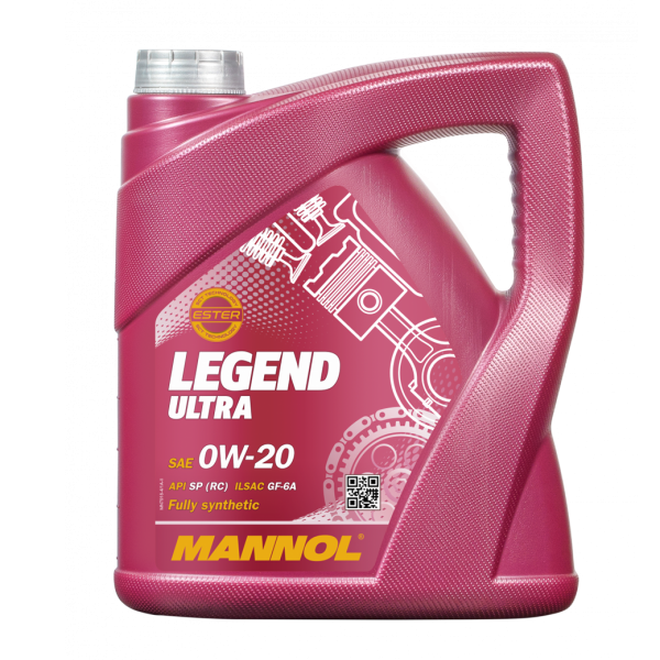 МОТОРНО МАСЛО MANNOL Legend Ultra 0W-20 4 литра