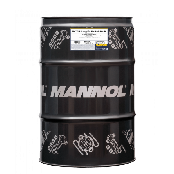 МОТОРНО МАСЛО MANNOL Longlife 504/507 5W-30 208 литра