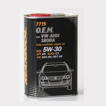 МОТОРНО МАСЛО MANNOL O.E.M. Audi / VW 5W-30 1 литър