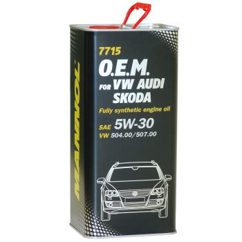 МОТОРНО МАСЛО MANNOL-O.E.M. Audi / VW 5W-30 5 литра