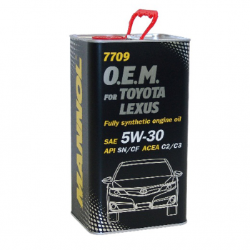 МОТОРНО МАСЛО MANNOL O.E.M. Toyota Lexus 5W-30 4 литра
