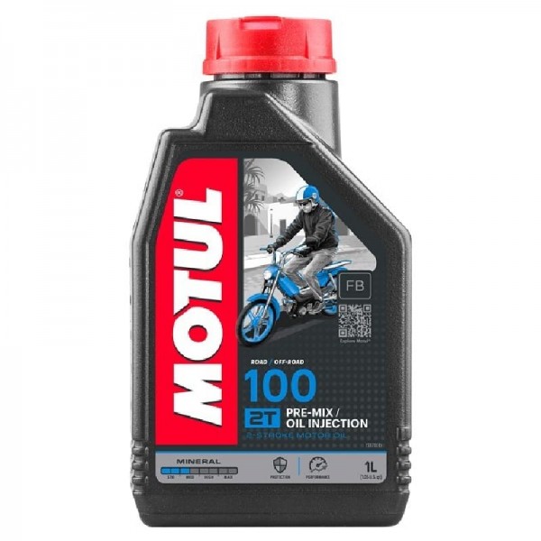 Моторно масло MOTUL 100 2T MINERAL 1литър
