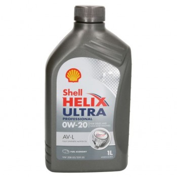 Моторно масло SHELL HELIX ULTRA AV-L 0W20 1 литър 