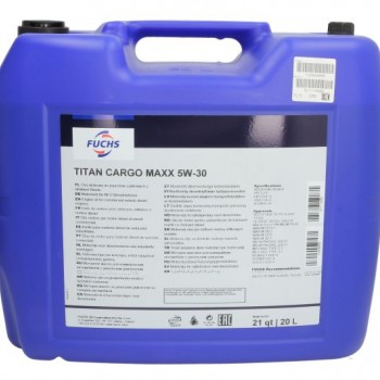 Моторно масло FUCHS TITAN CARGO MAXX 5W30 20 литра