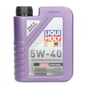 Моторно масло LIQUI MOLY Diesel Synthoil 5W40 1 литър 