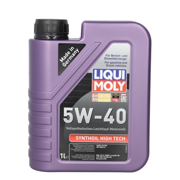 Моторно масло LIQUI MOLY High Tech 5W40 1 литър