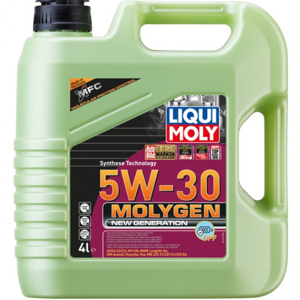 Моторно масло LIQUI MOLY Molygen 5W30 4 литра