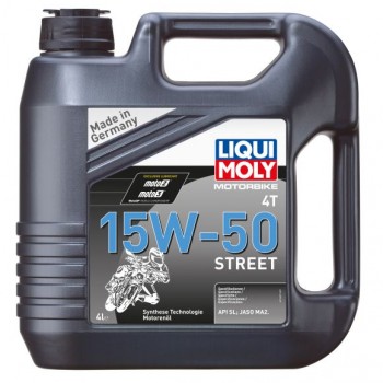 Моторно масло LIQUI MOLY STREET 15W50 4 литра
