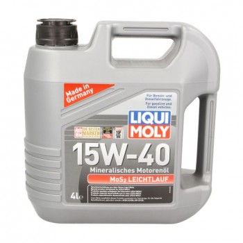 Моторно масло LIQUI MOLY MOS2 LOW-FRICTION 15W40 4 литра