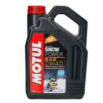 Моторно масло MOTUL SNOWPOWER 4T 0W40 4 литра