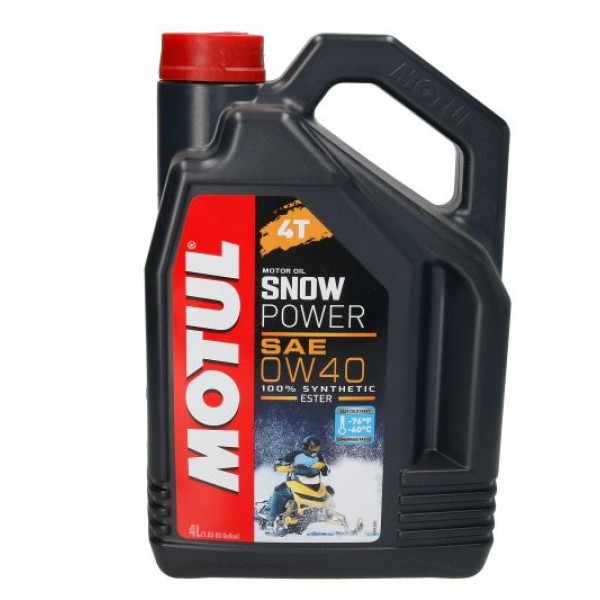 Моторно масло MOTUL SNOWPOWER 4T 0W40 4 литра