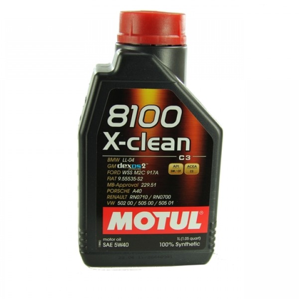 Моторно масло MOTUL 8100 X-CLEAN 5W40 C3 1 литър