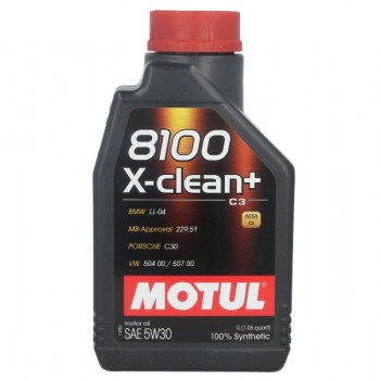 Моторно масло MOTUL 8100 X-CLEAN+ 5W30 1 литър 