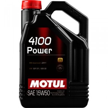 Моторно масло MOTUL 4100 POWER 15W50 4 литра