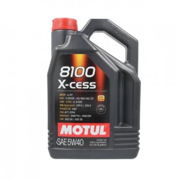 Моторно масло MOTUL 8100 X-CESS 5W40 4 литра