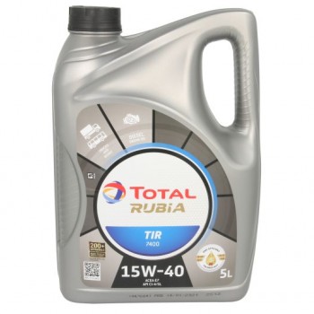 Моторно масло TOTAL RUBIA TIR 7400 15W40 5 литра