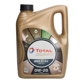 Моторно масло TOTAL QUARTZ XTRA LL 0W20 5 литра