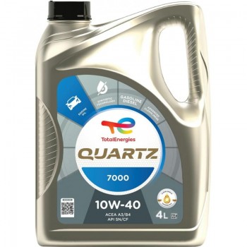 МОТОРНО МАСЛО TOTAL QUARTZ 7000 10W40 4 ЛИТРА