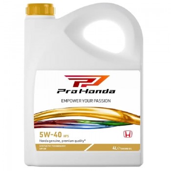 Моторно масло Honda 5W-40 HFS 4L ProHonda