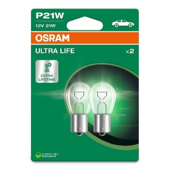 Крушка OSRAM P21W, 12V, 21W, 2 броя