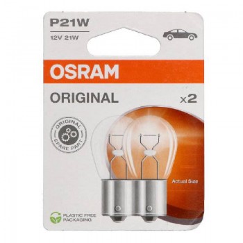Крушка OSRAM P21W, 12V, 21W, 460lm, 2 броя