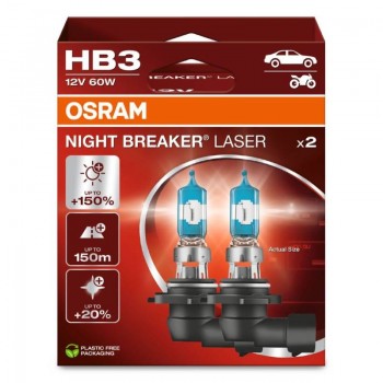 Крушка OSRAM HB3, 12V, 60W, 1500lm, 2 броя