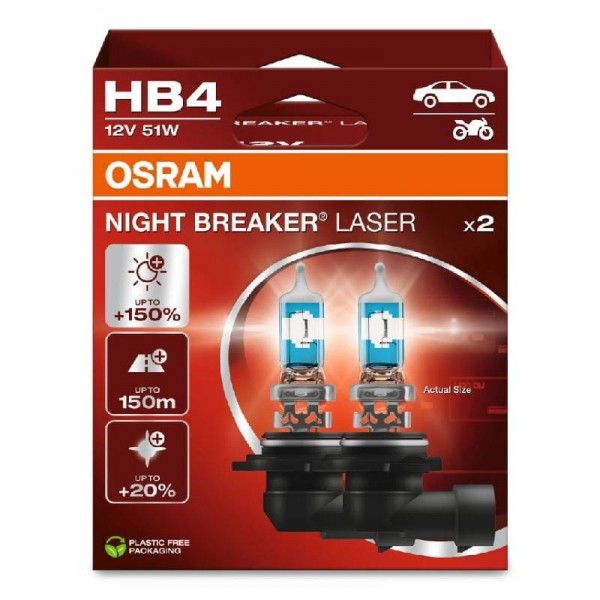 Крушка OSRAM HB4, 12V, 51W, 1500lm, 2 броя