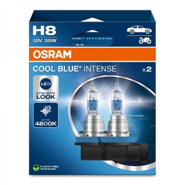 Крушка OSRAM H8, 12V, 35W, 5000К, 800lm, 2 броя