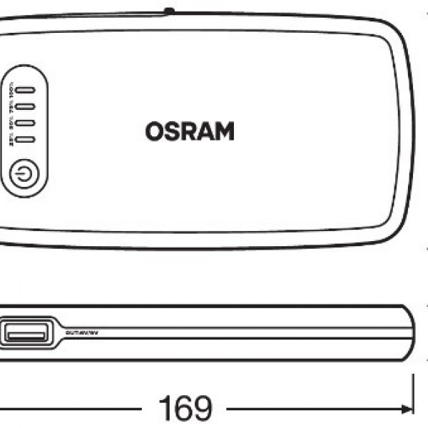 jump starter OSR OBSL200 за автомобил
