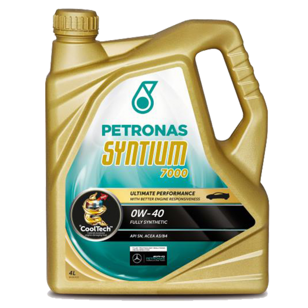 МОТОРНО МАСЛО PETRONAS Syntium 7000 0W-40 4 литра