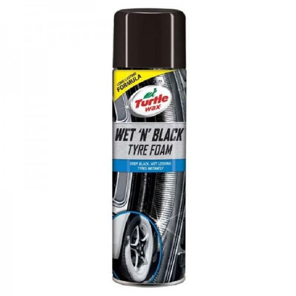TurtleWax Wet N Black пяна за гуми 500 мл