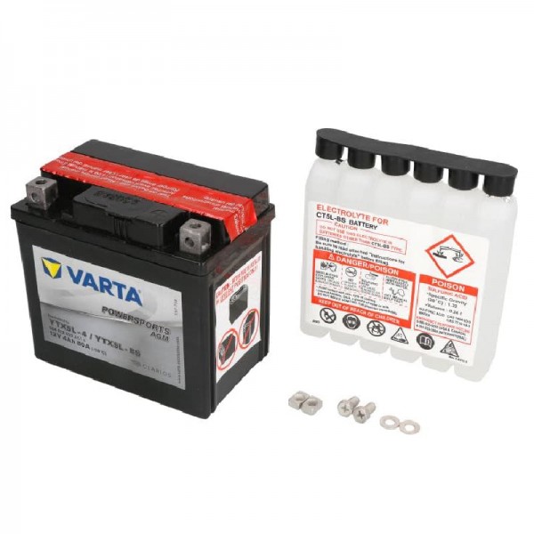 акумулатор varta ytx5l bs fun за мотор и скутер