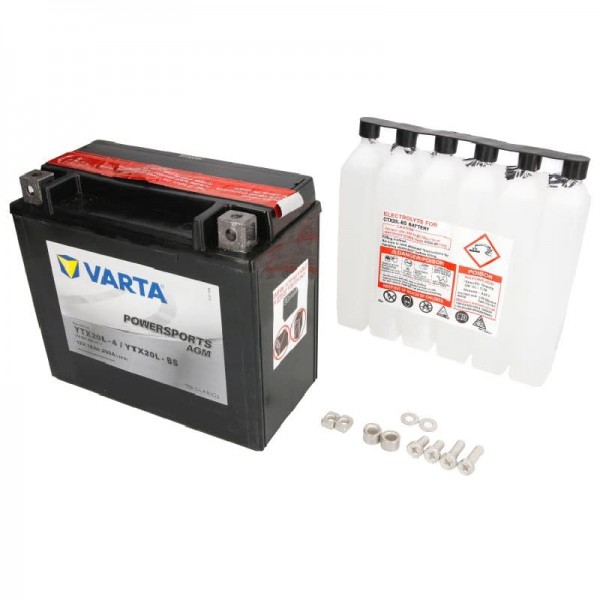 акумулатор varta ytx20l bs за мотор atv
