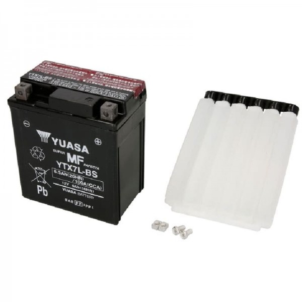 Акумулатор YUASA YTX7L-BS 6Ah 100A R+
