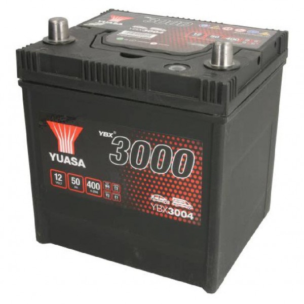 Акумулатор YUASA 50Ah 400A L+ YBX3004 SMF