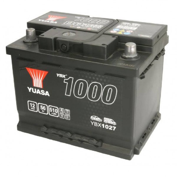 Акумулатор YUASA 56Ah 510A R+ YBX1027 CaCa