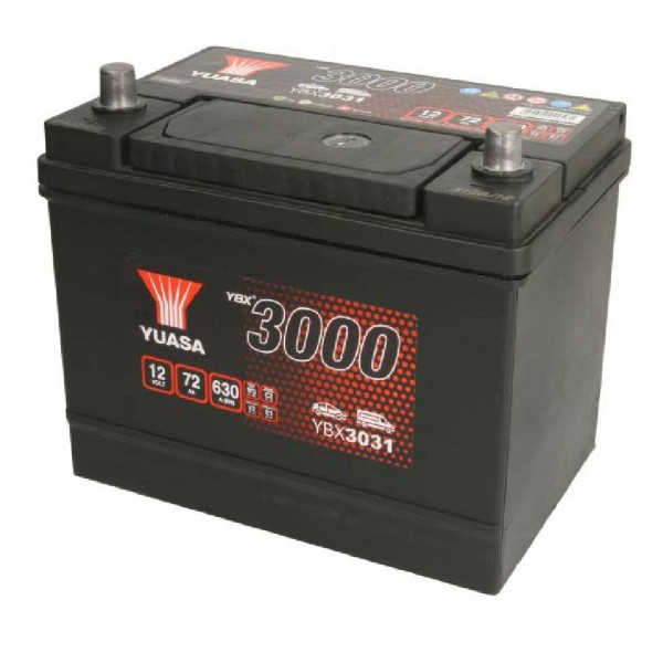 Акумулатор YUASA 72Ah 630A L+ YBX3031 SMF