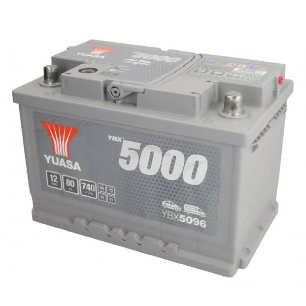 Акумулатор YUASA 80Ah 740A R+ YBX5096 SMF