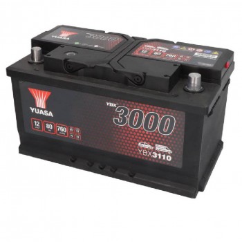 Акумулатор YUASA 80Ah, 760A R+