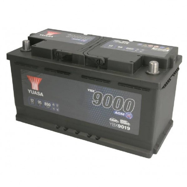 Акумулатор YUASA AGM 95Ah 850A R+ YBX9019 Start Stop Plus
