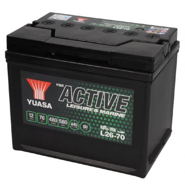 Акумулатор YUASA Active Leisure & Marine 70Ah 480A L26-70