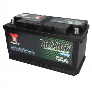 Акумулатор YUASA Active Leisure & Marine EFB 100Ah, 850A R+