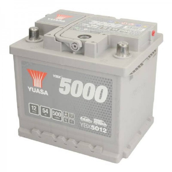 Акумулатор YUASA 54Ah 500A R+ YBX5012 SMF
