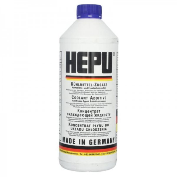 Антифриз HEPU P999 син концентрат 1.5 литра G11